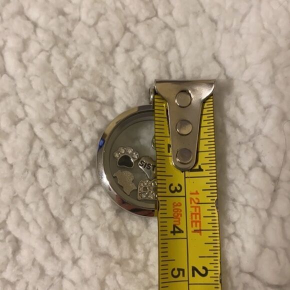 Origami Owl lock with charms paw infinity sister - Picture 8 of 8